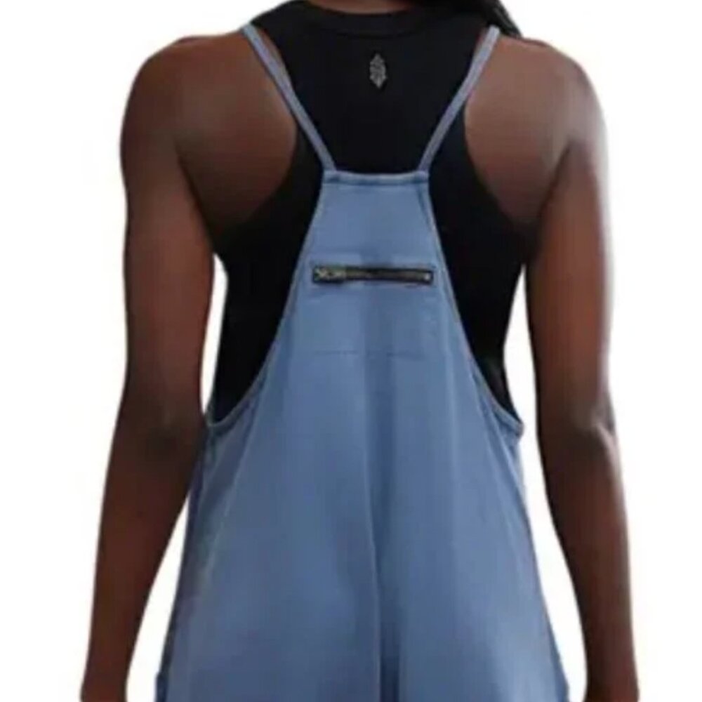 Free People Hot Shot Onesie Skyline Blue 💙 Factory Sealed - XS - Picture 8 of 11